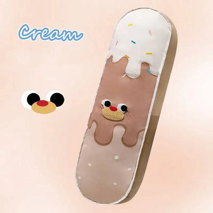 Vibrant Ice Cream Long Plush Pillow Toy