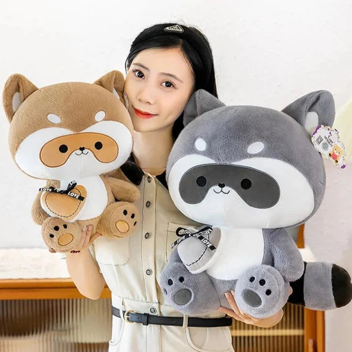 Coonie & Goonie: Your Adorable Raccoon Plushie Companions!