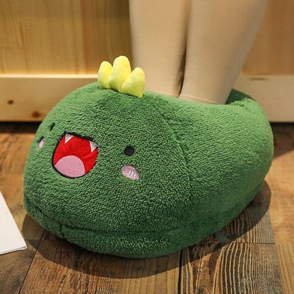 Snuggly 2-in-1 Animal Plush Slippers for Ultimate Comfort