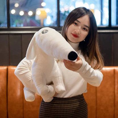 Adorable Long-Nosed Borzoi Dog Plush Toy