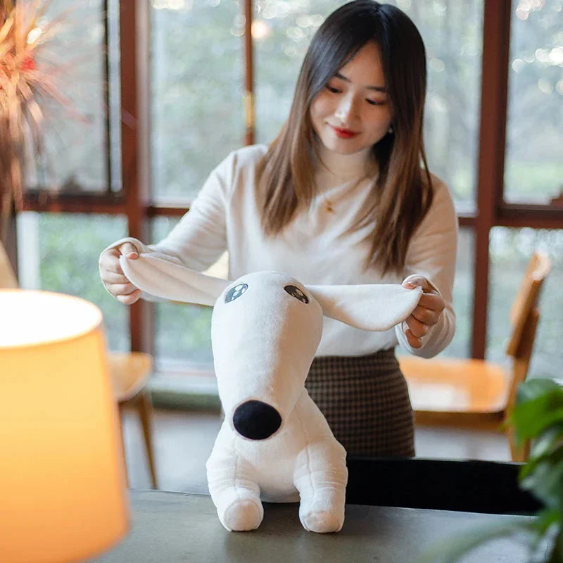 Adorable Long-Nosed Borzoi Dog Plush Toy