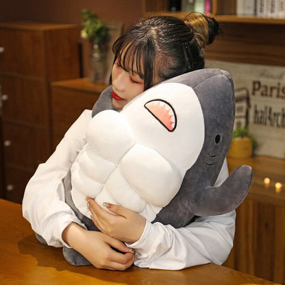 Adorable New Muscle Shark Plush Toys!