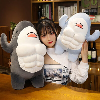 Adorable New Muscle Shark Plush Toys!