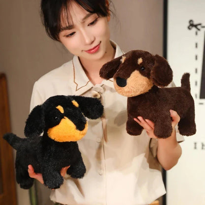 Adorable Dachshund Plush Toy – Perfectly Cuddly Sausage Dog Delight!