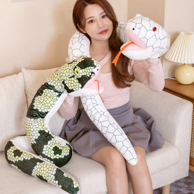 Coccolatevi con Diablo e Ivy: adorabili peluche a forma di serpente da 63 pollici!