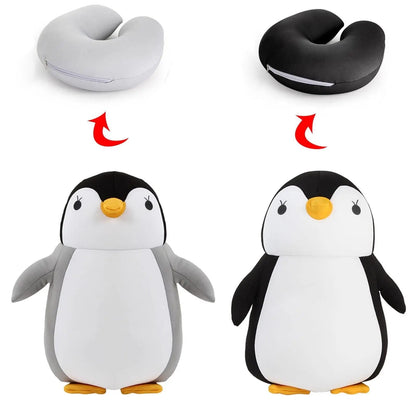 Dino 2-in-1 Neck Support Travel Pillow & Cuddly Plush Companion