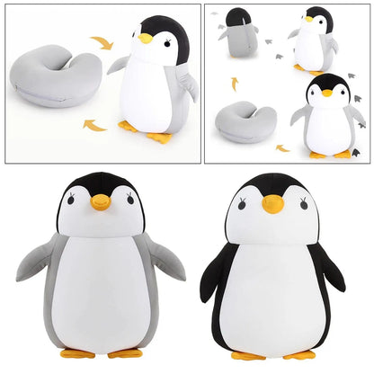 Dino 2-in-1 Neck Support Travel Pillow & Cuddly Plush Companion