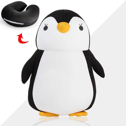 Dino 2-in-1 Neck Support Travel Pillow & Cuddly Plush Companion