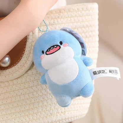 Adorable Fatty Blue Shark Plush Toy - The Ultimate Cuddle Buddy!