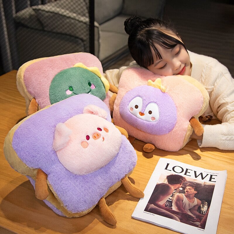 Cozy Fluffy Animal Toastie Plush Hand Warmer Collection