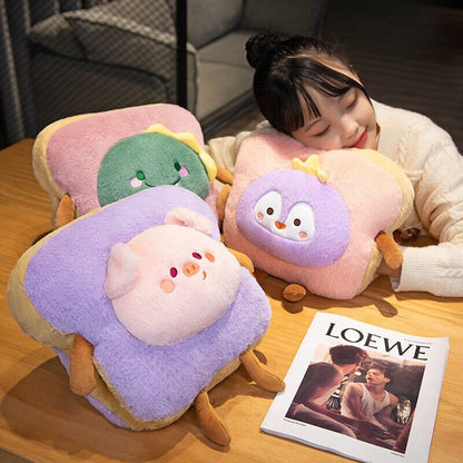 Cozy Fluffy Animal Toastie Plush Hand Warmer Collection