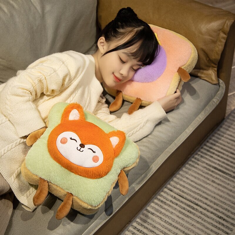 Cozy Fluffy Animal Toastie Plush Hand Warmer Collection