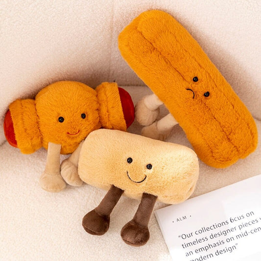 Delightful Fluffy Bakery Breakfast Plushie Collection
