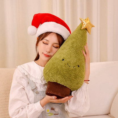 Cozy Fluffy Reindeer Plushie for a Magical Christmas Tree Decor