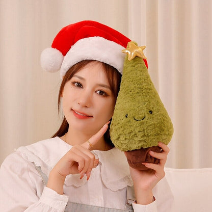 Cozy Fluffy Reindeer Plushie for a Magical Christmas Tree Decor