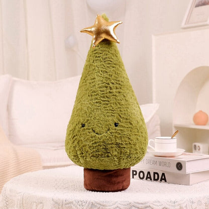 Cozy Fluffy Reindeer Plushie for a Magical Christmas Tree Decor