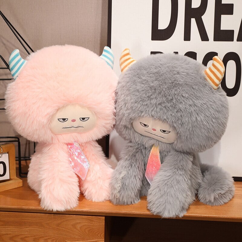 Adorable Fluffy Monsters Plushie Family