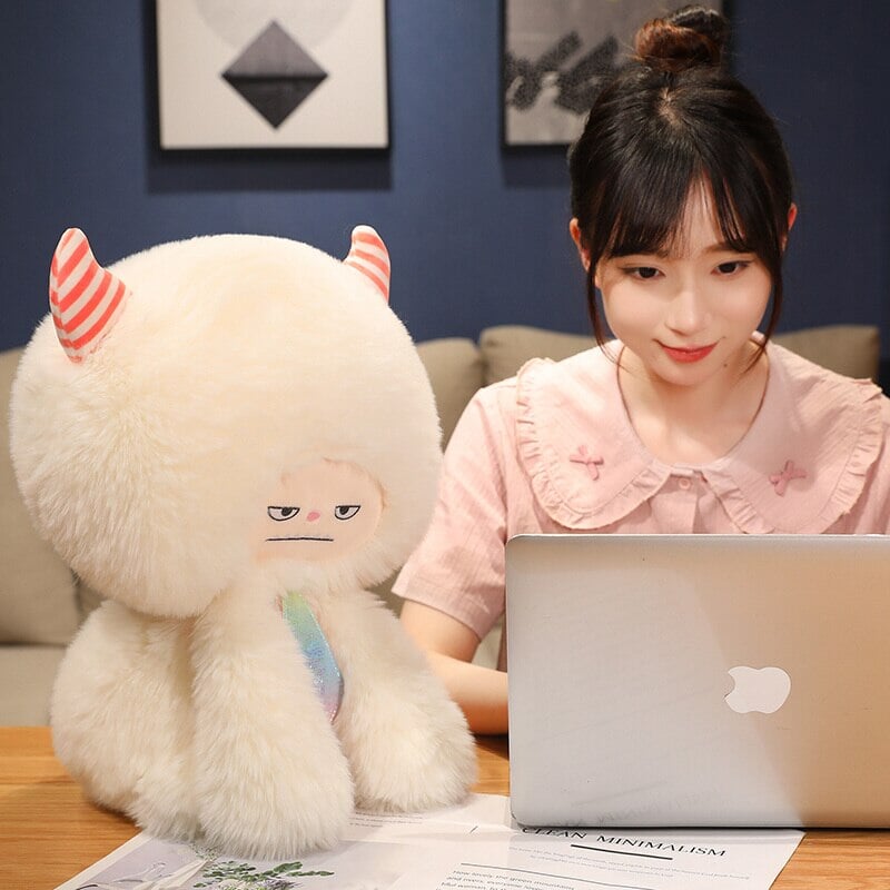 Adorable Fluffy Monsters Plushie Family