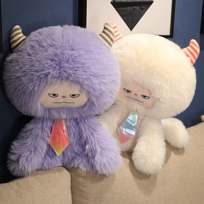 Cuddly Fluffy Monster Plushie Family