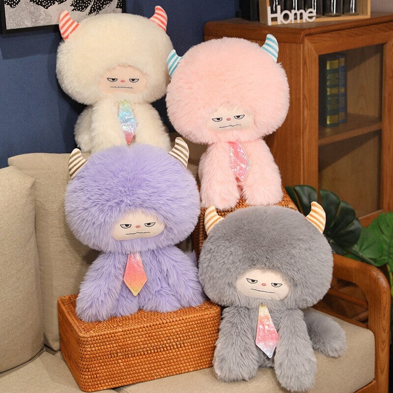 Adorable Fluffy Monsters Plushie Family
