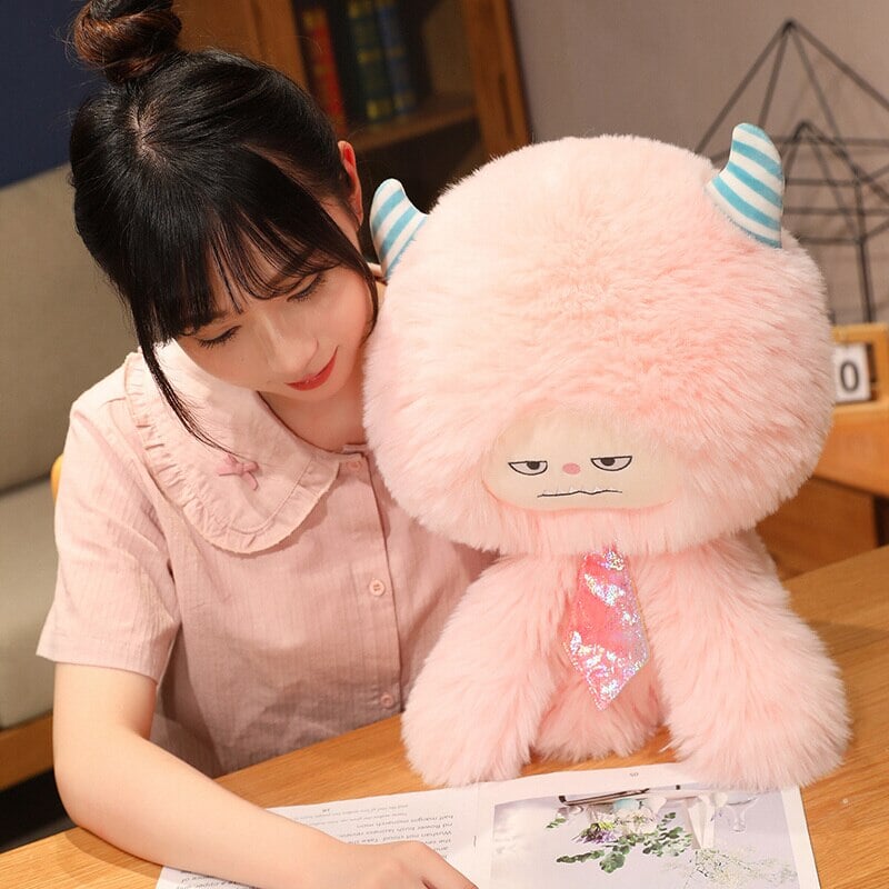 Adorable Fluffy Monsters Plushie Family