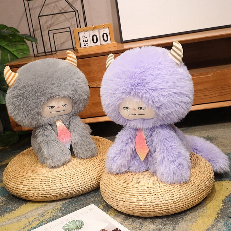 Adorable Fluffy Monsters Plushie Family