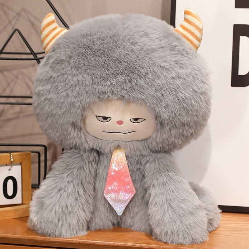Adorable Fluffy Monsters Plushie Family