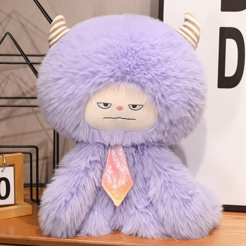 Adorable Fluffy Monsters Plushie Family