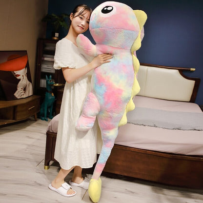 Vibrant Galaxy Rainbow Pasco the Lizard Plush Toy