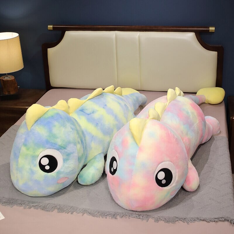 Vibrant Galaxy Rainbow Pasco the Lizard Plush Toy