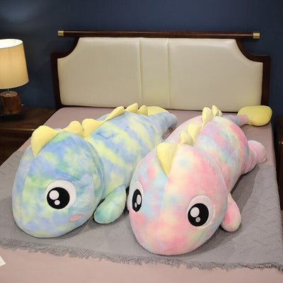 Vibrant Galaxy Rainbow Pasco the Lizard Plush Toy