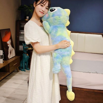 Vibrant Galaxy Rainbow Pasco the Lizard Plush Toy