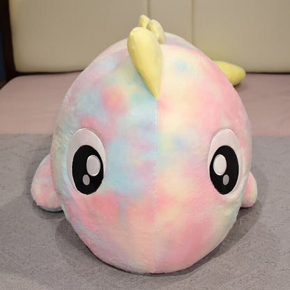 Vibrant Galaxy Rainbow Pasco the Lizard Plush Toy
