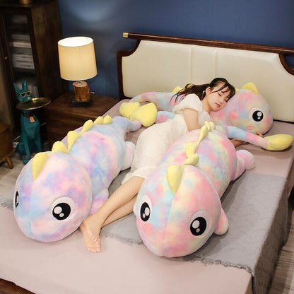 Vibrant Galaxy Rainbow Pasco the Lizard Plush Toy