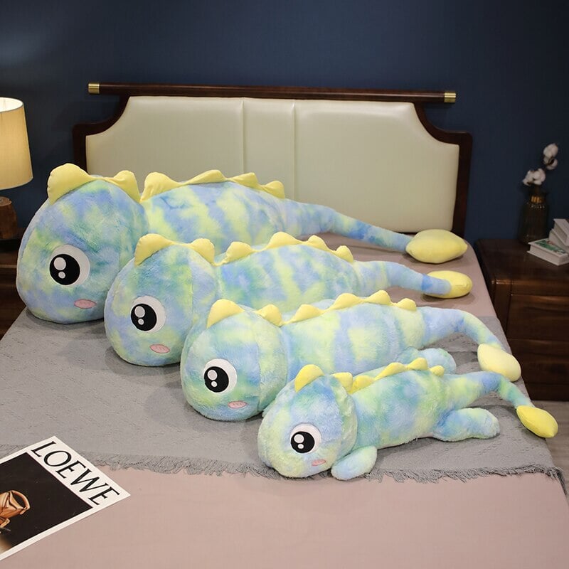Vibrant Galaxy Rainbow Pasco the Lizard Plush Toy
