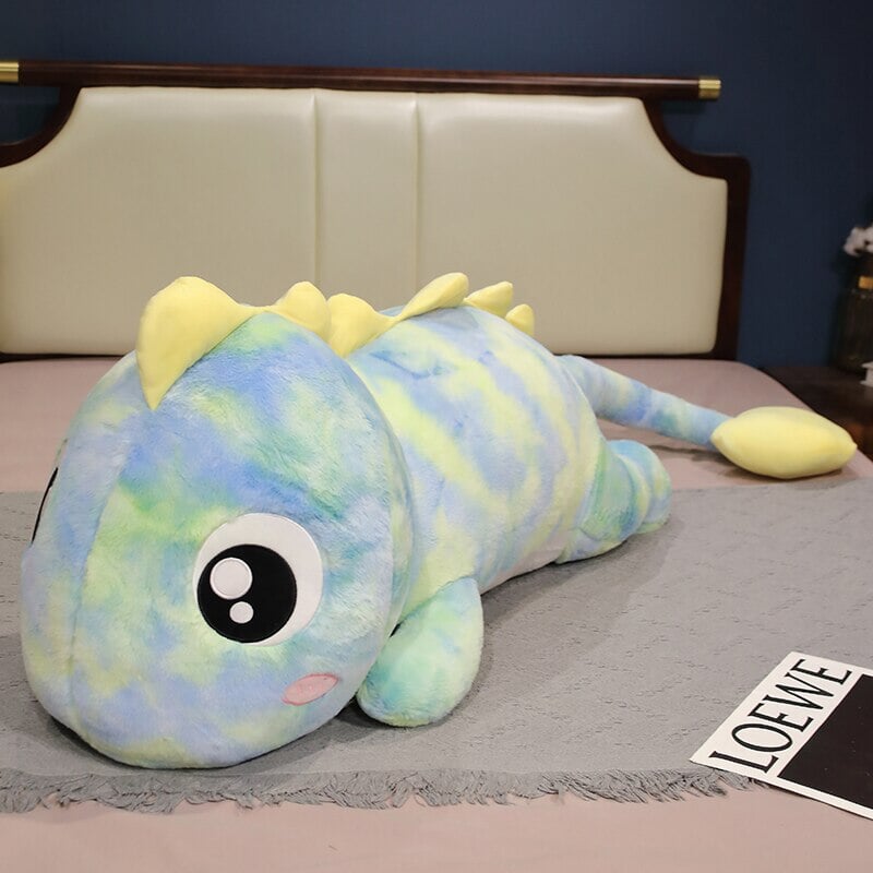 Vibrant Galaxy Rainbow Pasco the Lizard Plush Toy