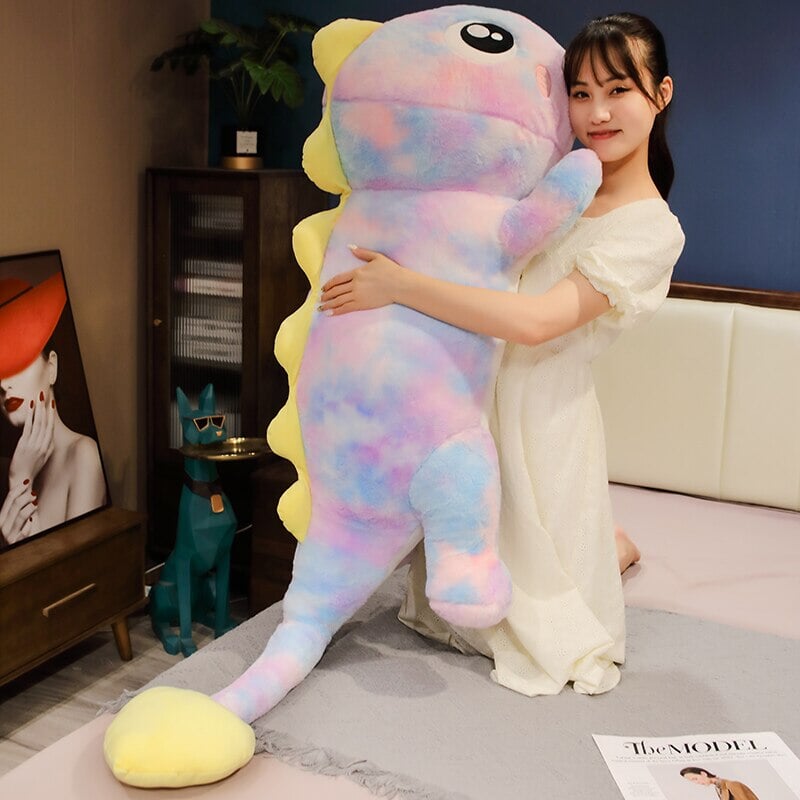 Vibrant Galaxy Rainbow Pasco the Lizard Plush Toy
