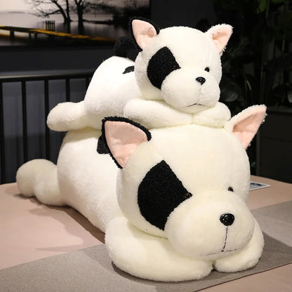 Enormous Soft and Adorable Black and White Dog Plush Toy