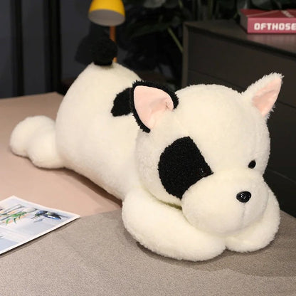 Enormous Soft and Adorable Black and White Dog Plush Toy