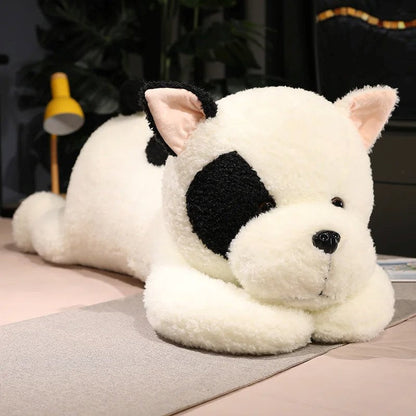 Enormous Soft and Adorable Black and White Dog Plush Toy