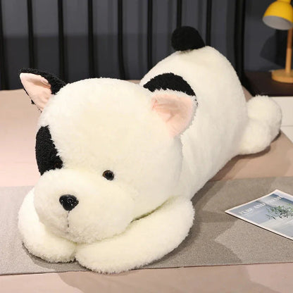 Enormous Soft and Adorable Black and White Dog Plush Toy