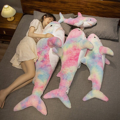 Adorable Oversized Plush Galaxy Shark - Perfectly Fuzzy!