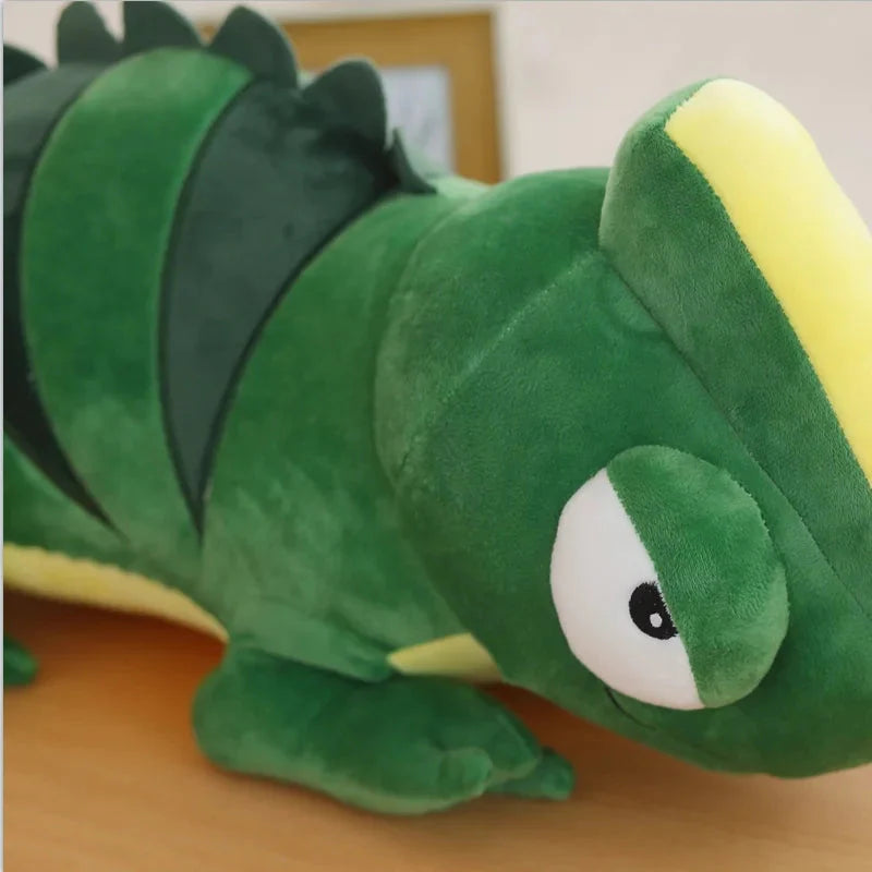 Extra-Large Green Chameleon Plush Toy