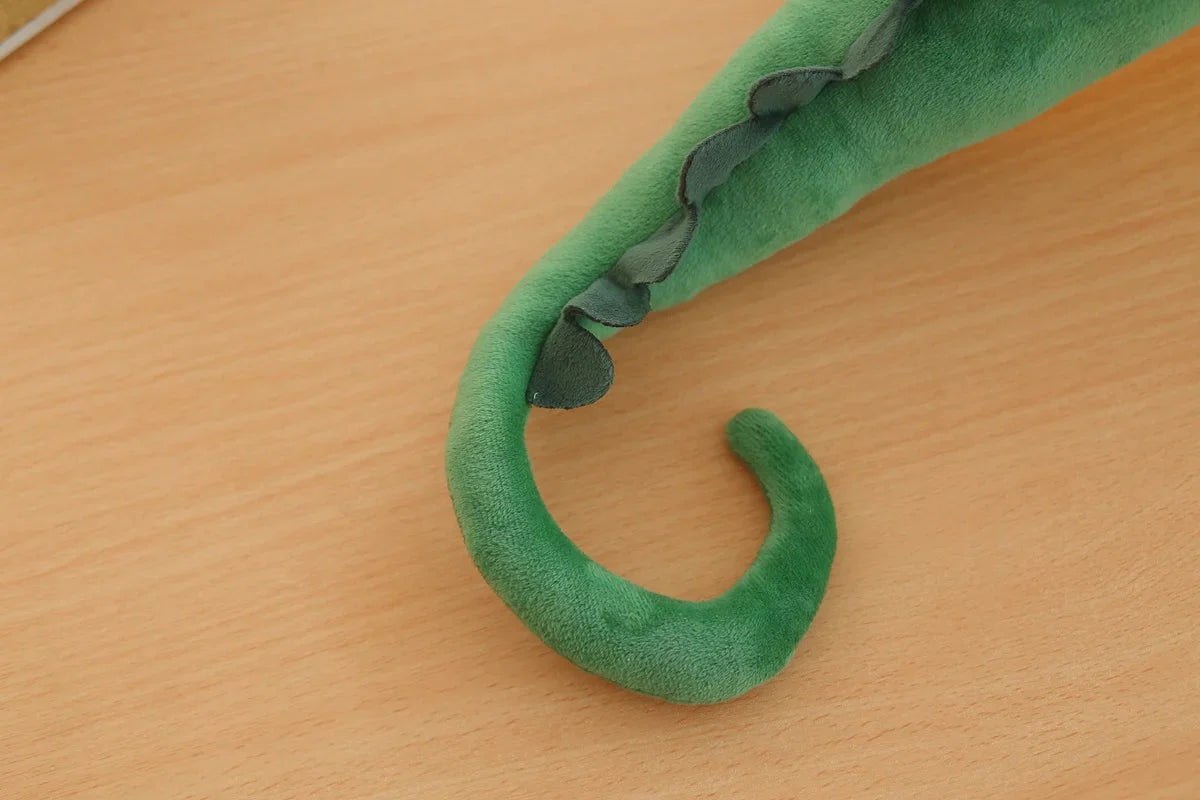 Extra-Large Green Chameleon Plush Toy