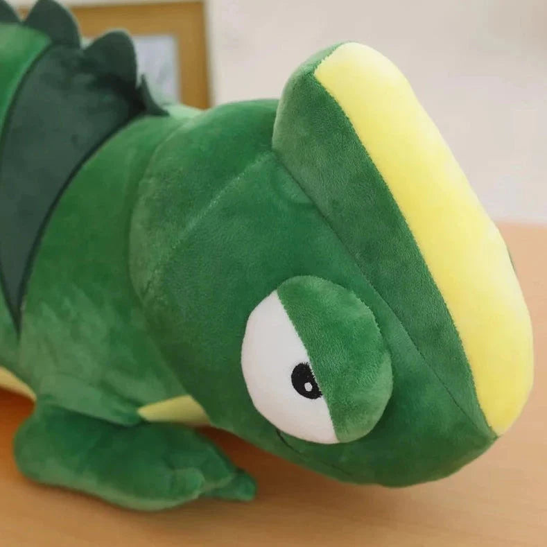 Extra-Large Green Chameleon Plush Toy
