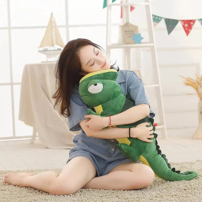 Extra-Large Green Chameleon Plush Toy