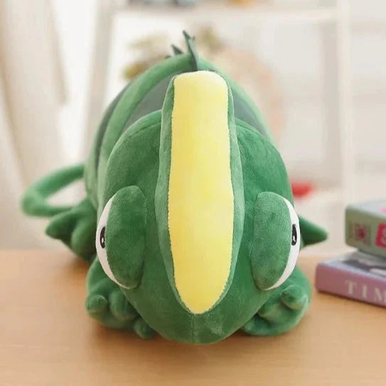 Extra-Large Green Chameleon Plush Toy