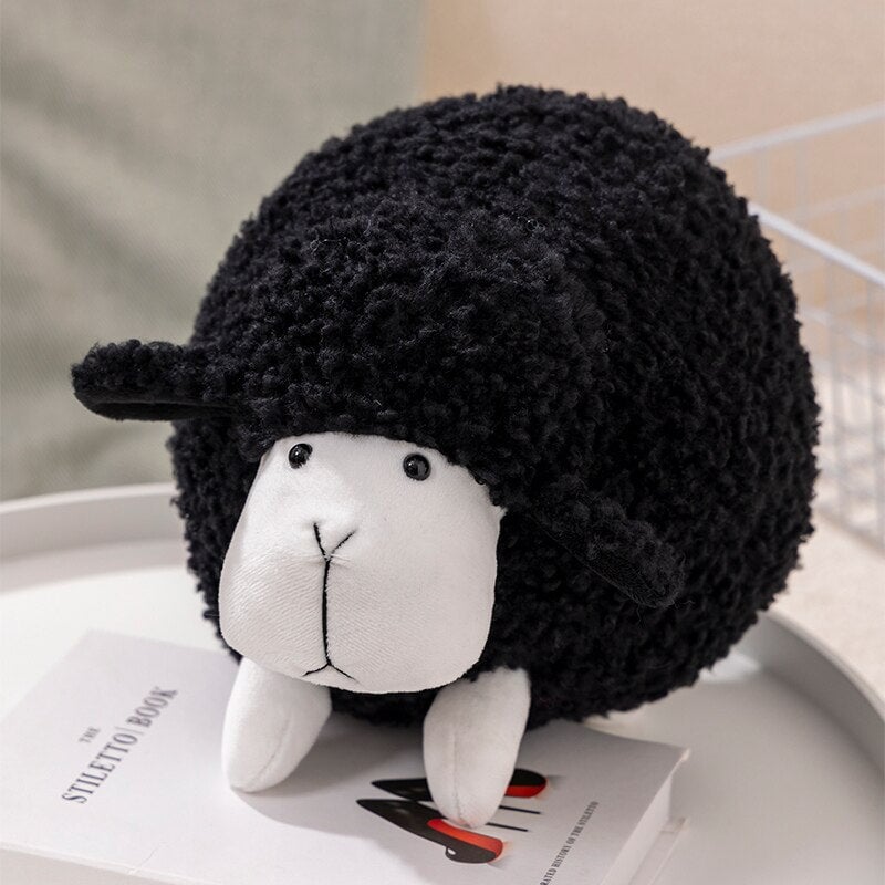 Adorably Grumpy Fluffy Sheep Plush Toys