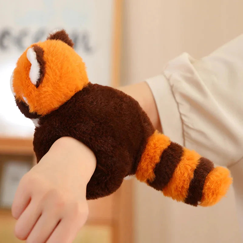 Adorable Kawaii Animal Plushie Wristband Collection with Slap Snap Feature