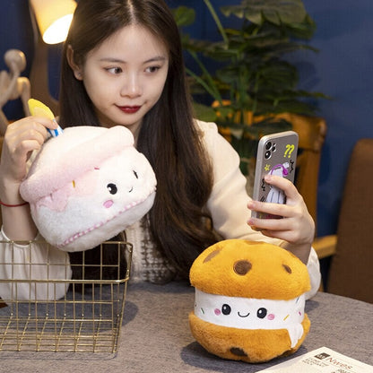 Adorable Strawberry Muffin Cake Plushie - Sweet Bakery Delight!